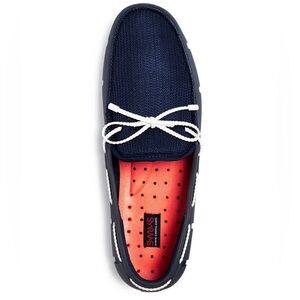 Swims men’s braided lace loafers in navy blue size 11